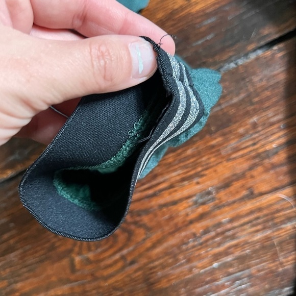 Margot & Clemence green knee length dress size 14 long sleeve heavy lined - Picture 5 of 9